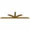Ekena Millwork Richland Rough Sawn Timber Gable Bracket, Western Red Cedar, 84"W x 24"H x 2"D x 4"F, 7/12 Pitch GBW084X24X0204RIC00RWR - alternate 4
